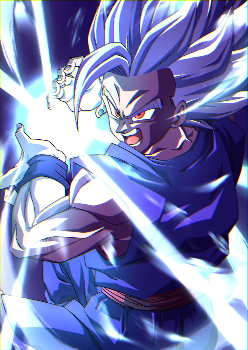 son gohan and gohan beast (dragon ball and 2 more) drawn by user_rwna7332
