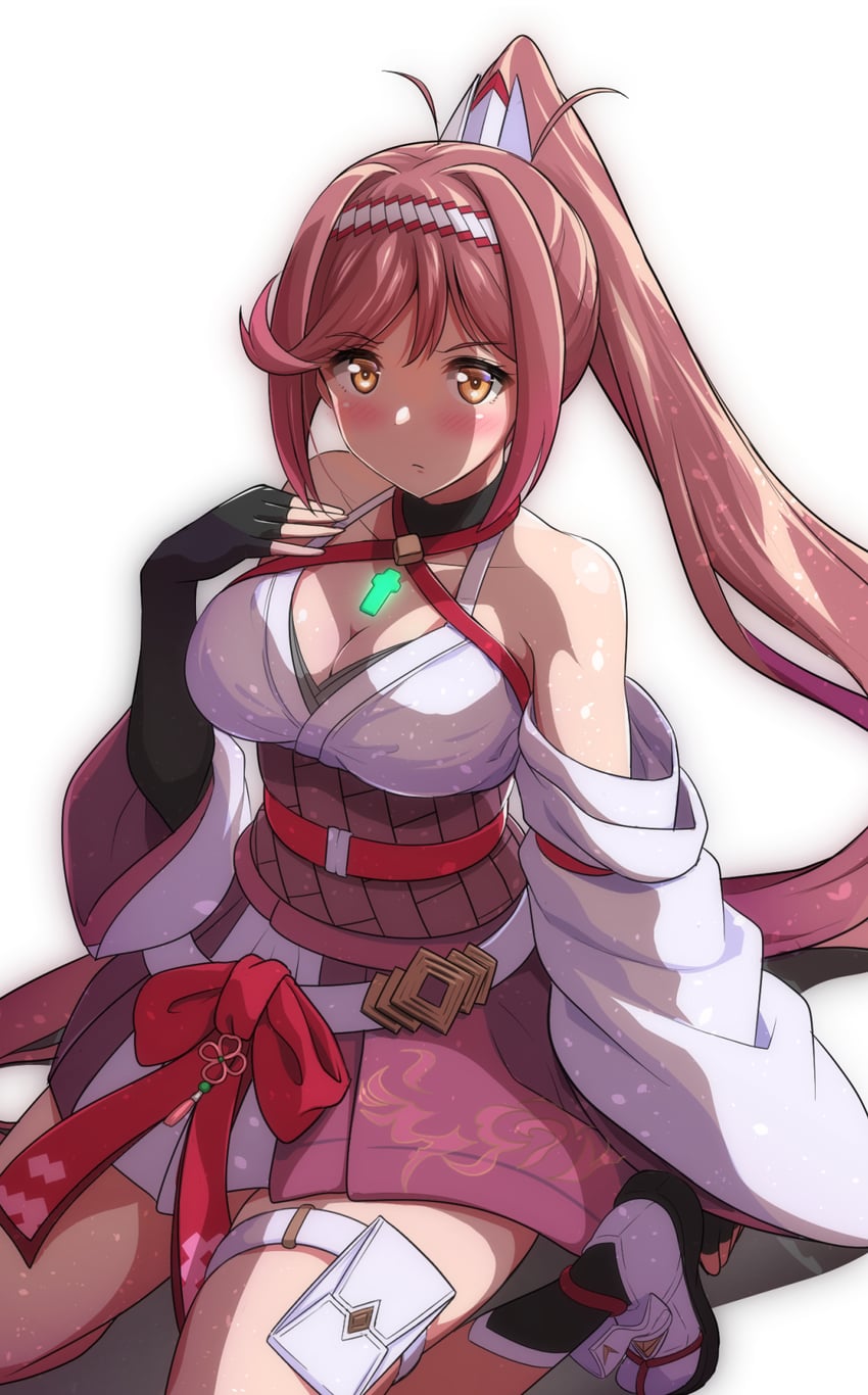 glimmer (xenoblade chronicles and 2 more) drawn by kayama_kenji