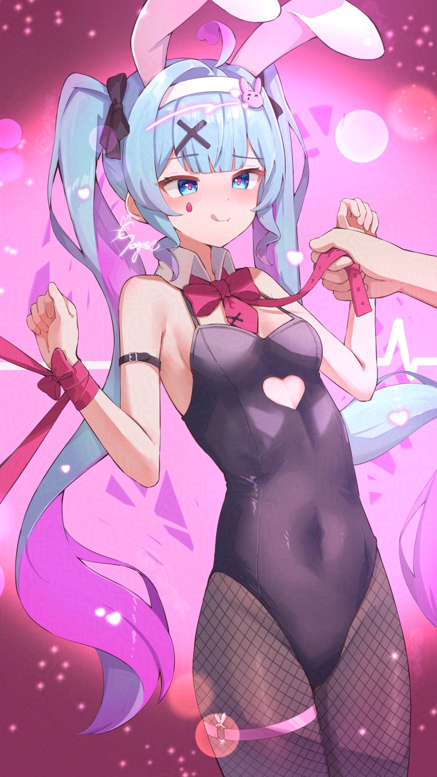 hatsune miku (vocaloid and 1 more) drawn by soyose