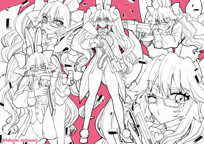 tamamo and koyanskaya (fate and 1 more) drawn by izumi_minami