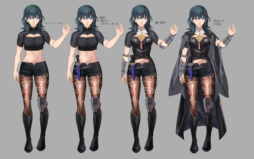female byleth (fire emblem and 1 more) drawn by ashiwara_yuu