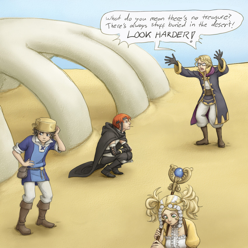 male robin, lissa, gaius, and donnel (fire emblem and 1 more) drawn by tuinen