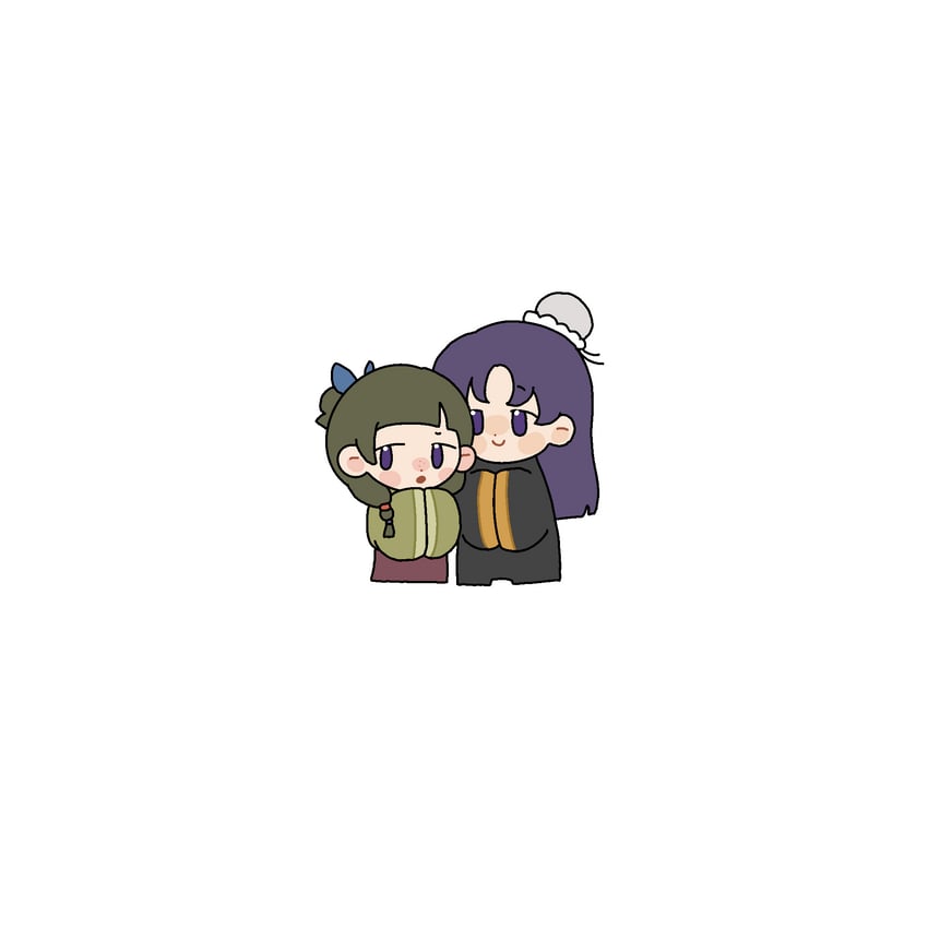maomao and jinshi (kusuriya no hitorigoto) drawn by mari_sleep
