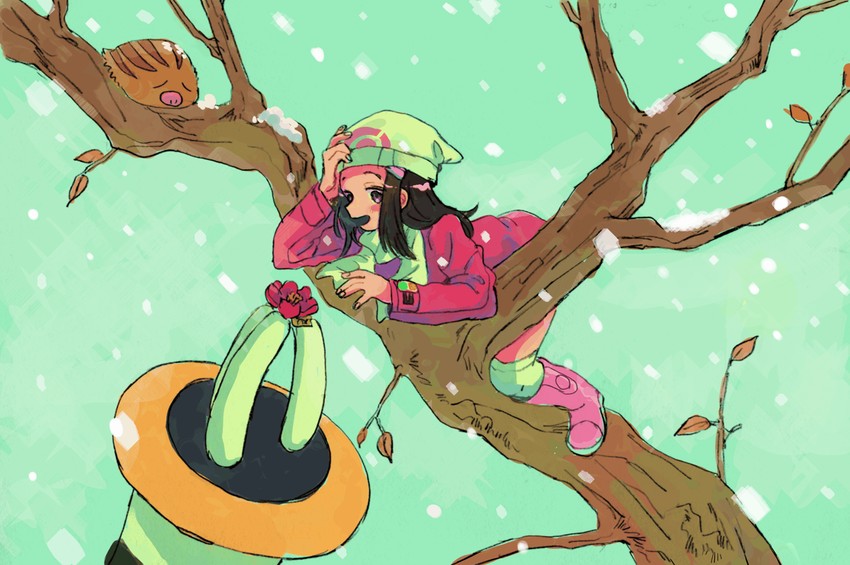 dawn, swinub, and regigigas (pokemon and 2 more) drawn by tanbo-san