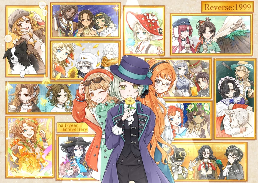 vertin, regulus, tooth fairy, jessica, windsong, and 27 more (reverse:1999) drawn by onikura_minori_(artist)