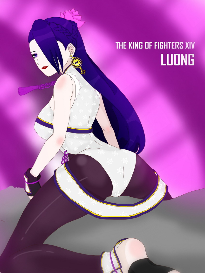 luong (the king of fighters and 1 more) drawn by luddy