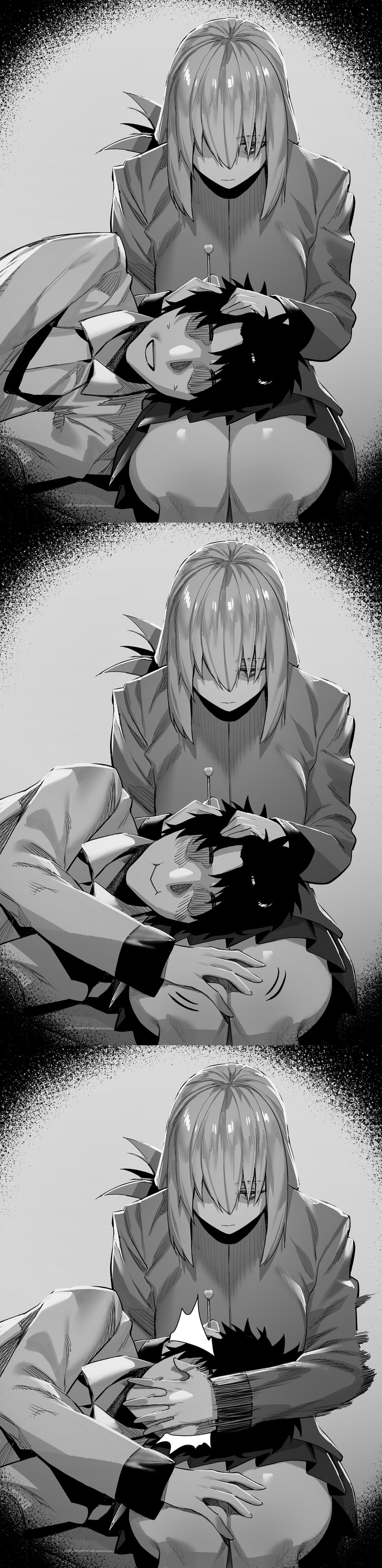 fujimaru ritsuka and florence nightingale (fate and 1 more) drawn by hxd