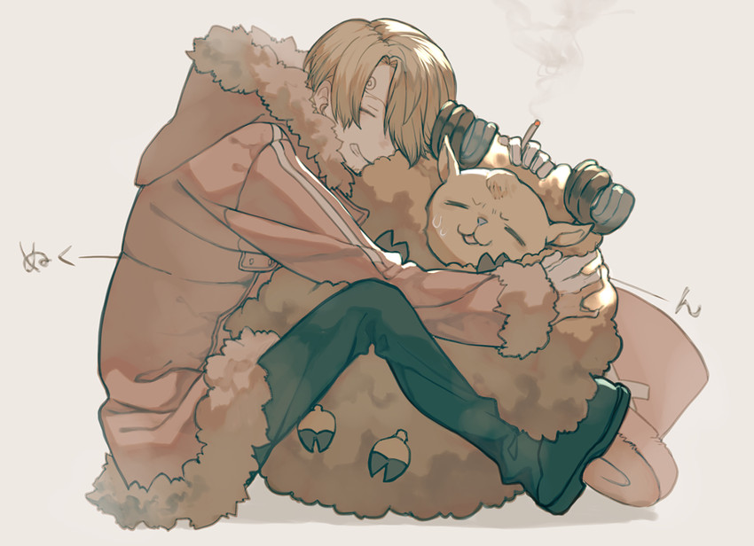 sanji and tony tony chopper (one piece) drawn by chibisuke