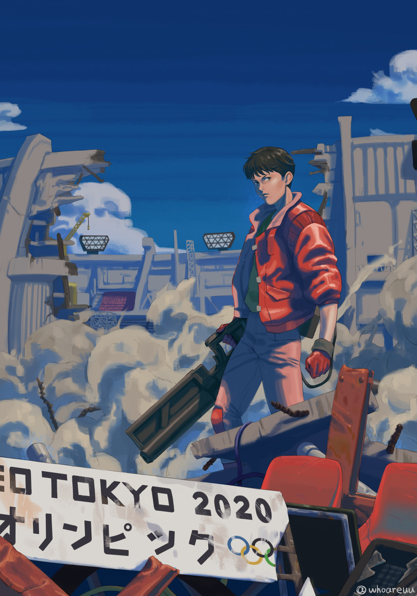 kaneda shoutarou (akira and 2 more) drawn by whoareuu