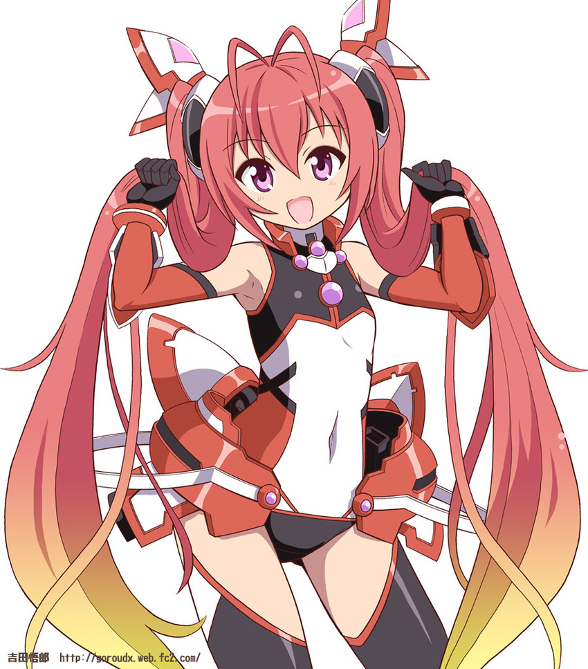tailred and mitsuka souji (ore twintail ni narimasu) drawn by yoshida_gorou