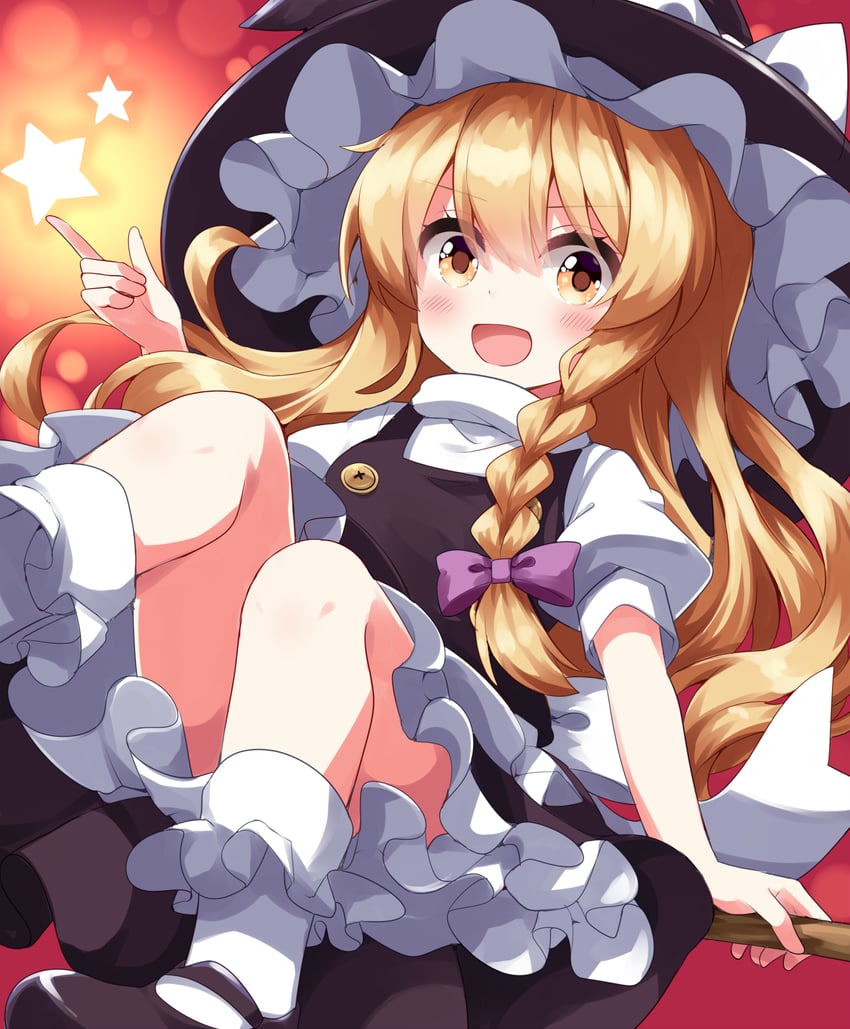 kirisame marisa (touhou) drawn by ruu_(tksymkw)