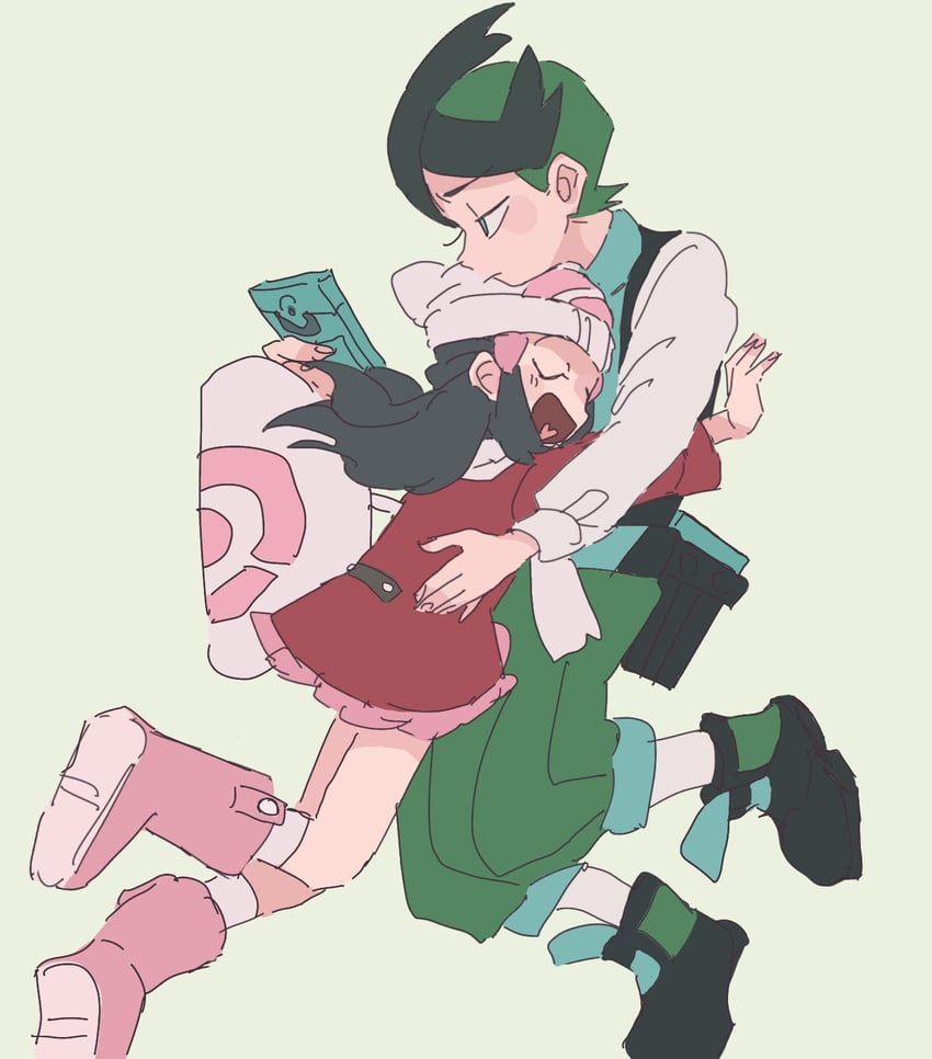 dawn and thorton (pokemon and 2 more) drawn by yusho_(ossm03)