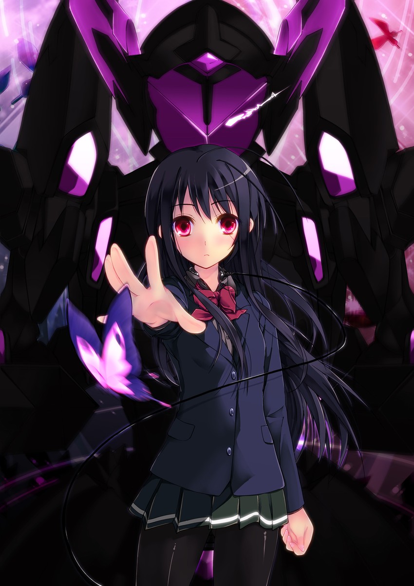 kuroyukihime and black lotus (accel world) drawn by yagami_shuuichi