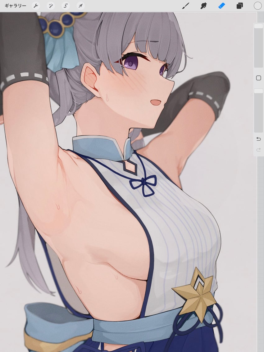 yukoku kiriko (idolmaster and 1 more) drawn by misekai_555