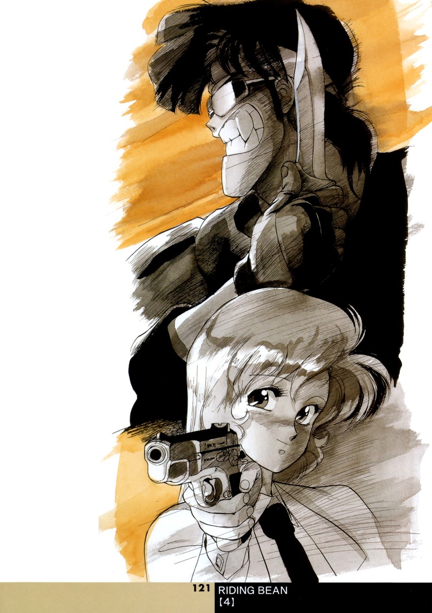 bean bandit and rally vincent (riding bean) drawn by sonoda_ken'ichi