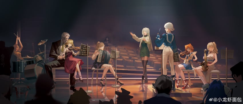 vertin, sonetto, regulus, schneider, matilda bouanich, and 5 more (reverse:1999) drawn by xiao_longxia_mianbao