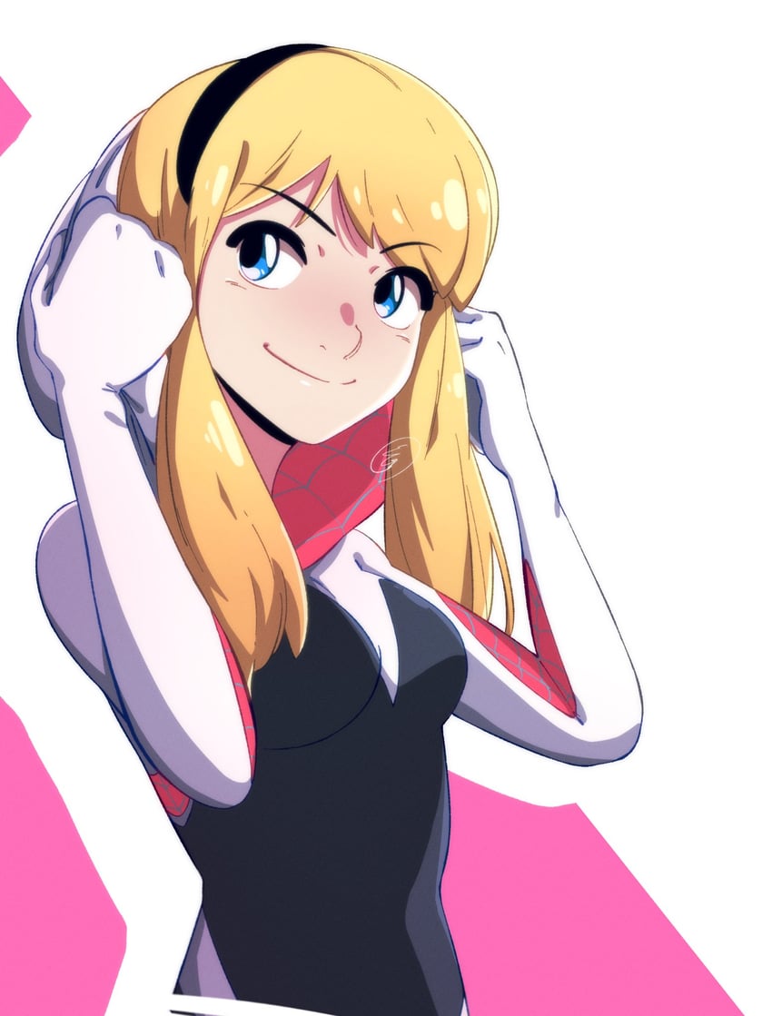 spider-gwen and gwen stacy (marvel and 1 more) drawn by thejg