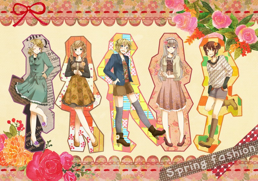 france, america, united kingdom, russia, and china (axis powers hetalia) drawn by momiy63