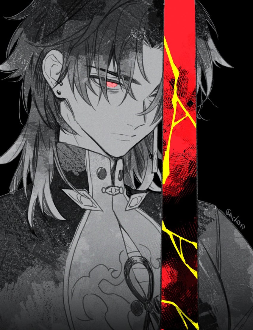 blade (honkai and 1 more) drawn by ma_(mchsrti)