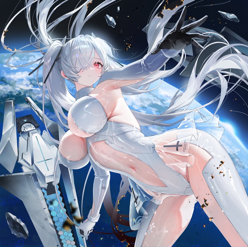 cinderella (goddess of victory: nikke) drawn by lilovitt