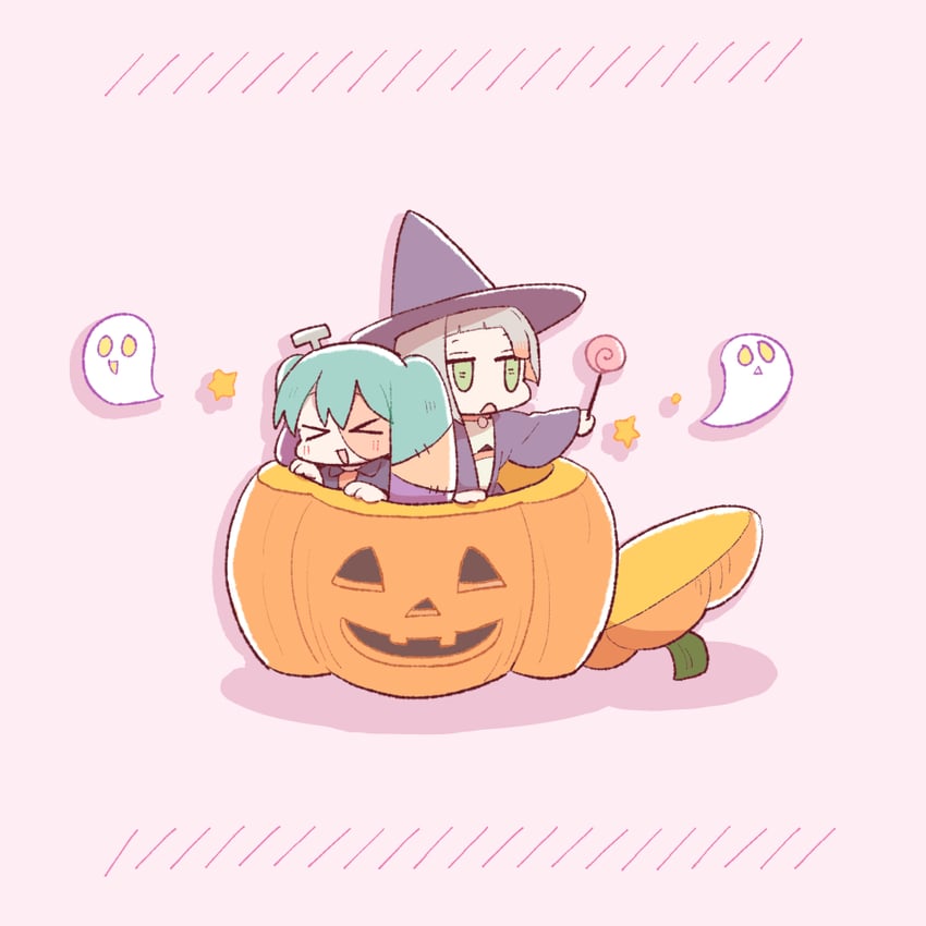 hatsune miku and chis-a (vocaloid and 1 more) drawn by gomahichi