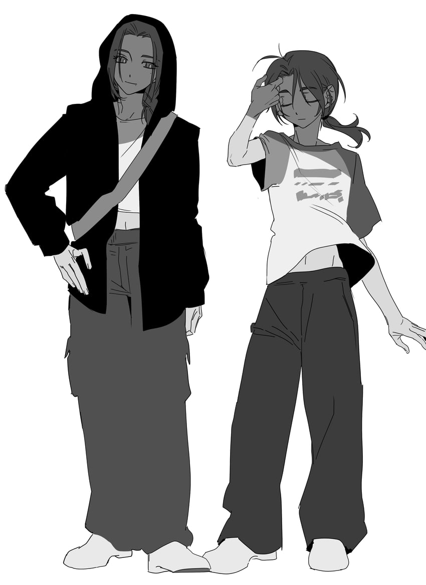 yoo je-i and woo seul-gi (friendly rivalry) drawn by molu_stranger