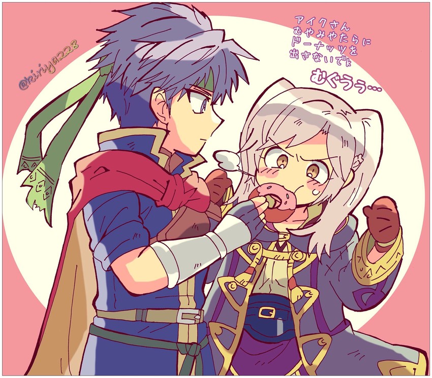 female robin and ike (fire emblem and 3 more) drawn by kiriya_(552260)