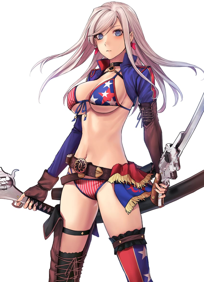 miyamoto musashi (fate and 1 more) drawn by applekun