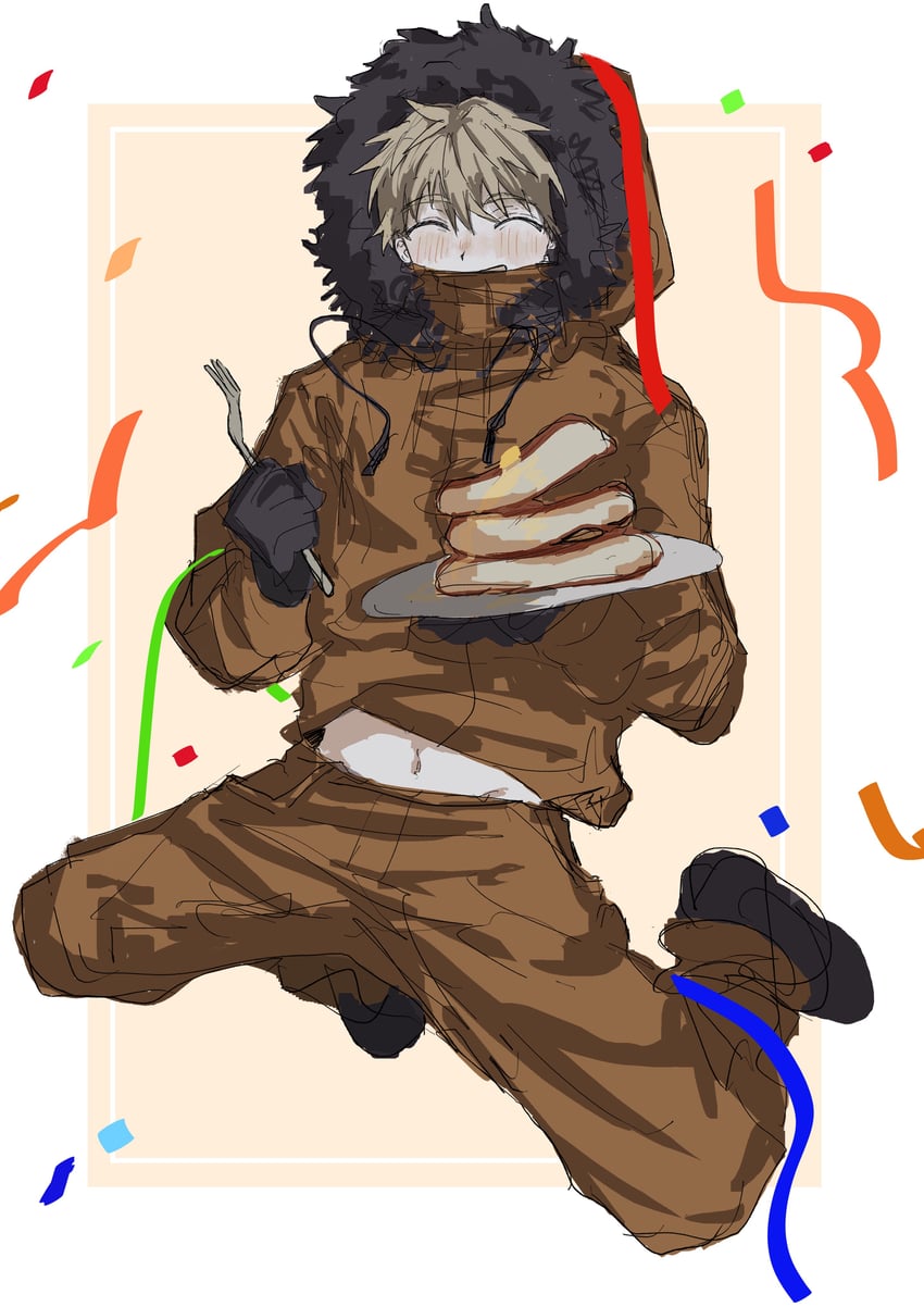 kenny mccormick (south park) drawn by wa_noko