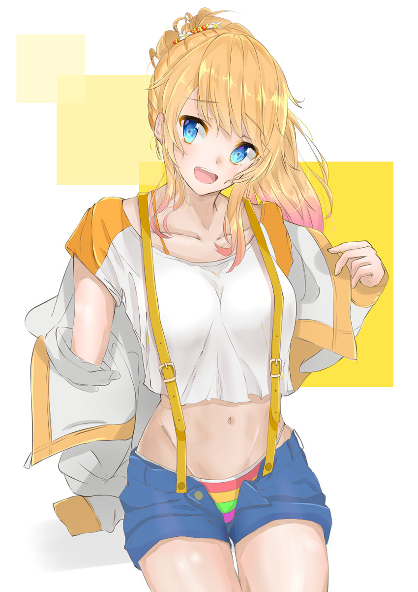 ohtsuki yui (idolmaster and 1 more) drawn by sankee