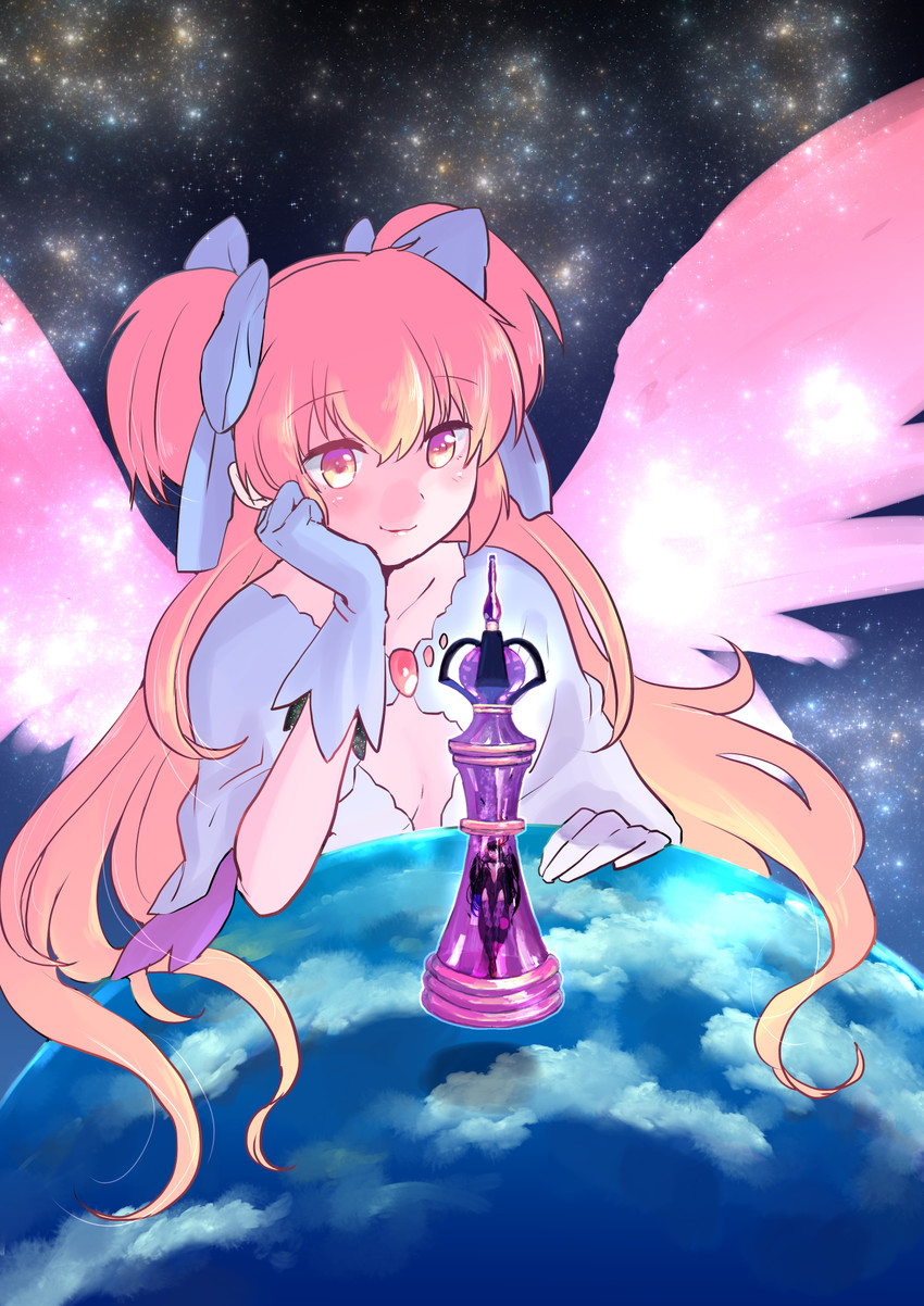 akemi homura, kaname madoka, ultimate madoka, and akuma homura (mahou shoujo madoka magica and 1 more) drawn by momoko_(palemon)