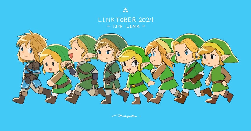 link and toon link (the legend of zelda and 6 more) drawn by maya_(mayamayammy)