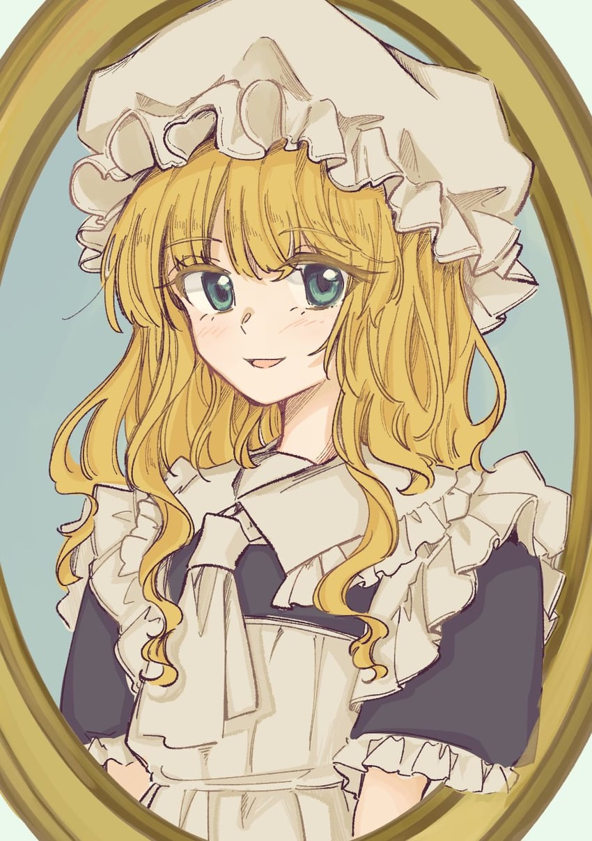 cleaning maid (touhou and 1 more) drawn by uzumibi