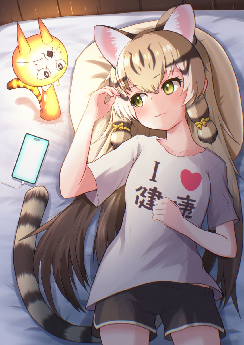 geoffroy's cat (kemono friends and 1 more) drawn by monaca_(monamona)