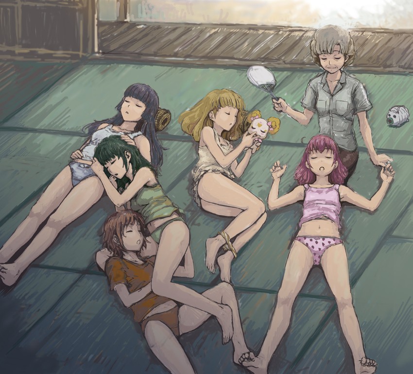 midorikawa nao, kise yayoi, aoki reika, hino akane, hoshizora miyuki, and 1 more (precure and 1 more) drawn by elenab