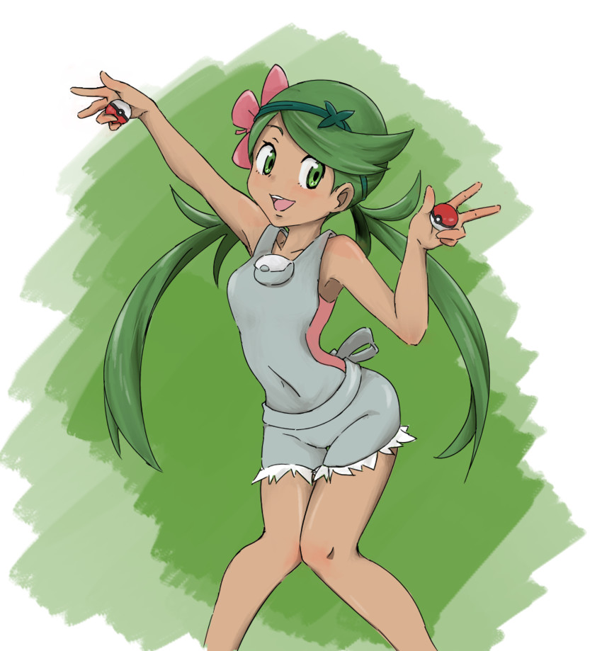 mallow (pokemon and 1 more) drawn by hino_(nanasamib)