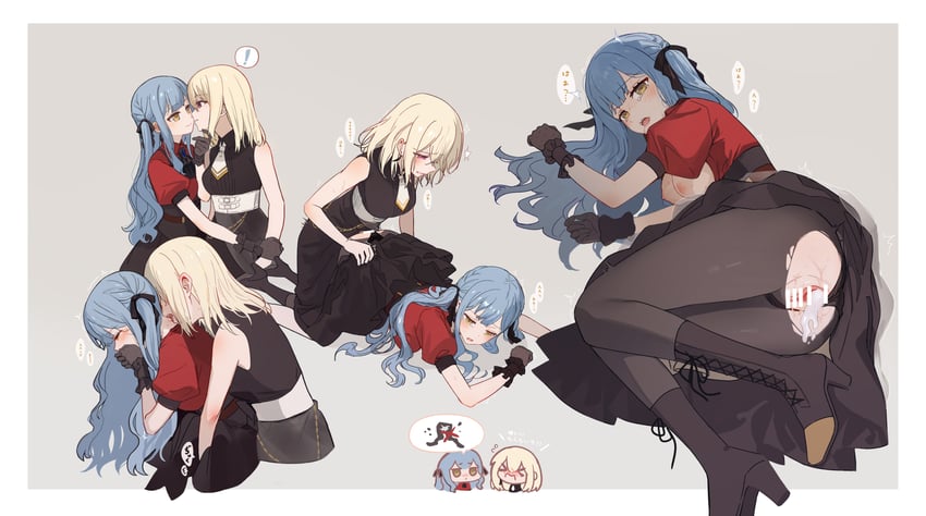 togawa sakiko and misumi uika (bang dream! and 1 more) drawn by usamin_(megumikira)