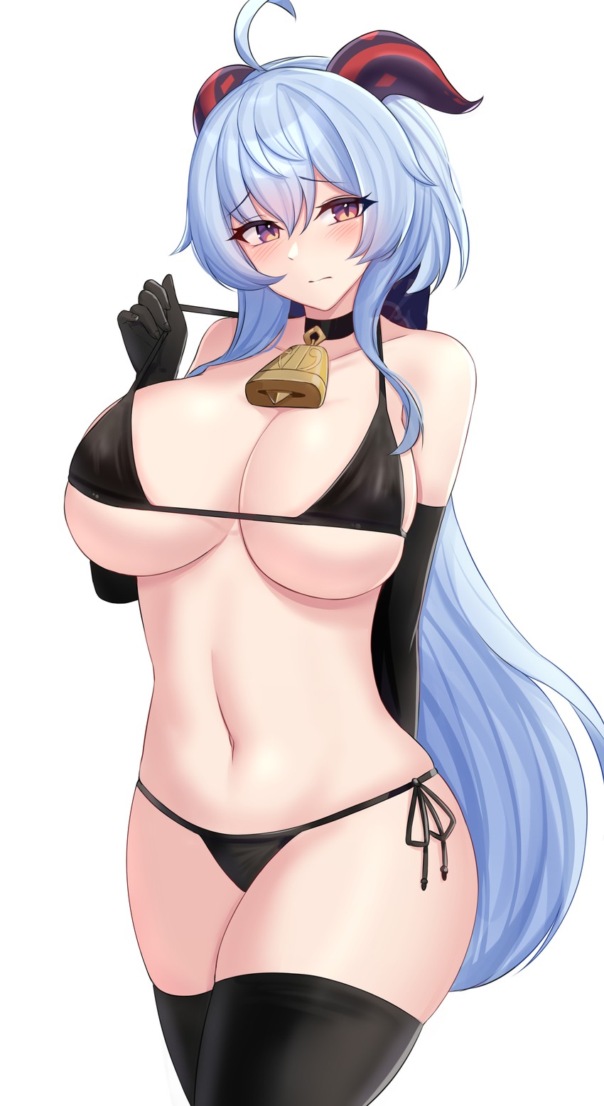 ganyu (genshin impact) drawn by bobobo1345