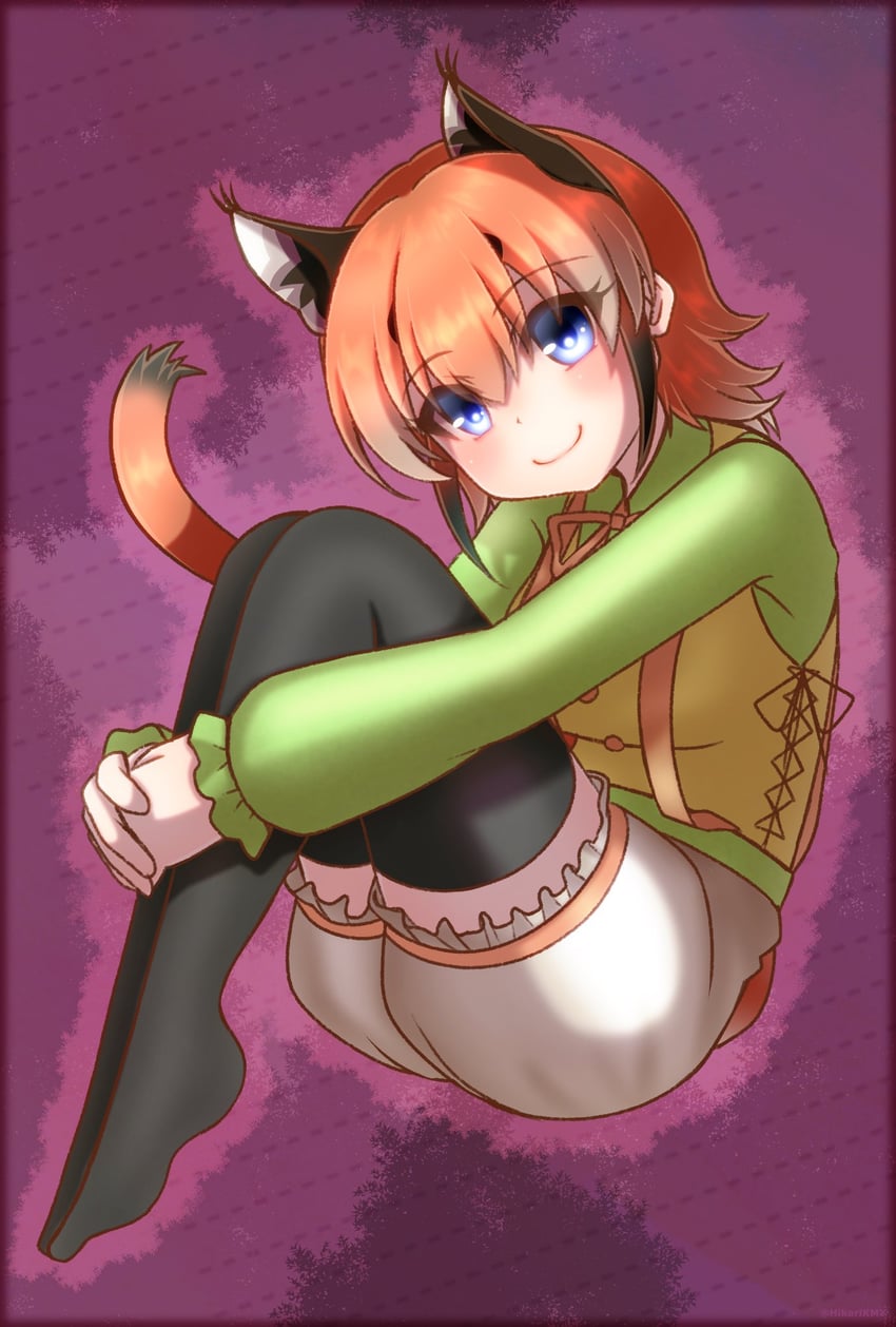caracal and gretel (kemono friends and 2 more) drawn by hikarikmy