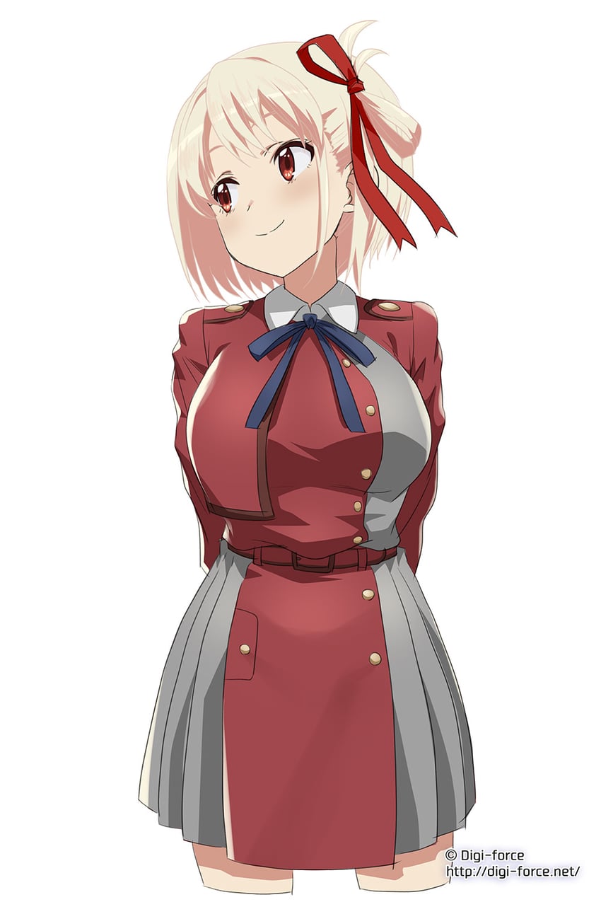 nishikigi chisato (lycoris recoil) drawn by kimura_shigetaka