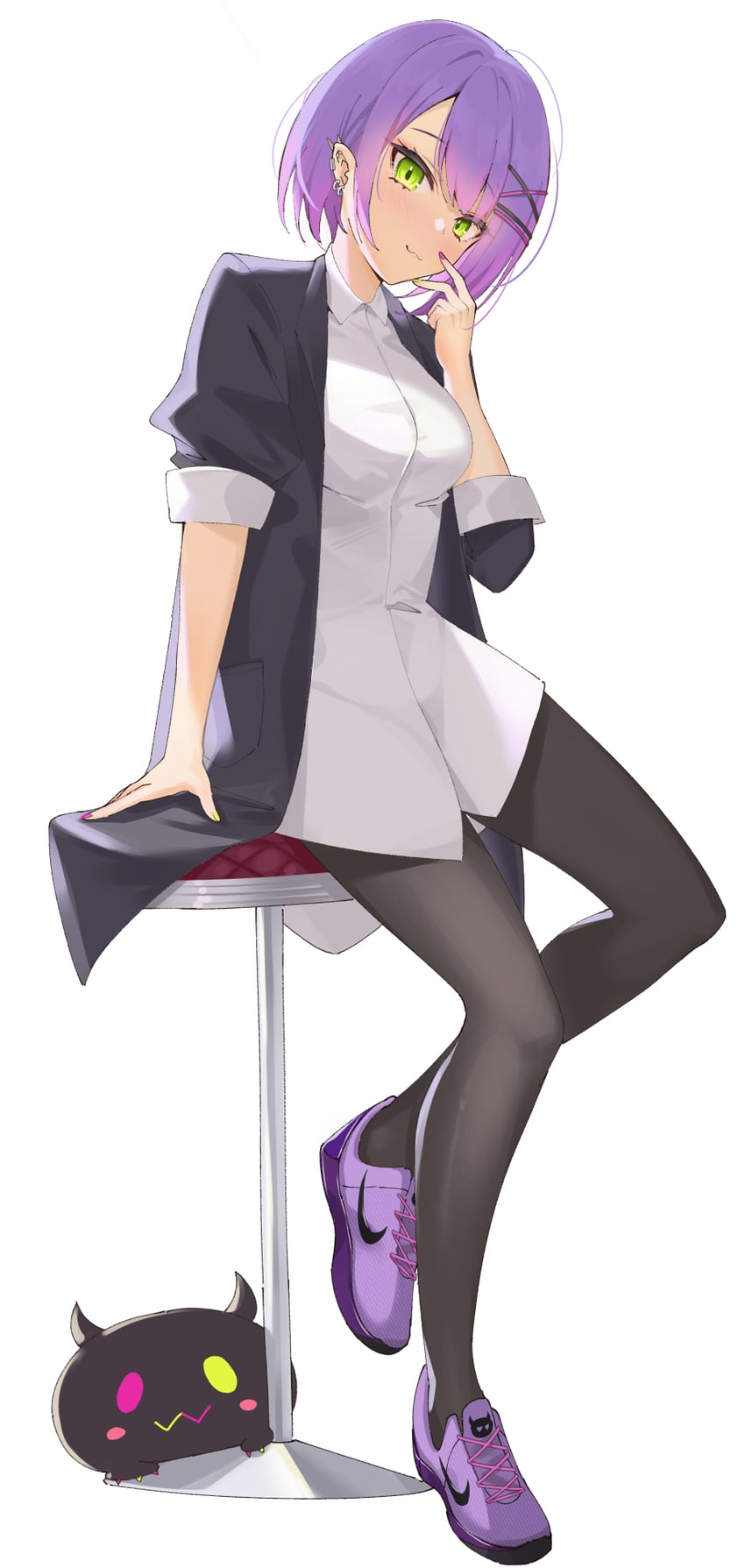 tokoyami towa and bibi (hololive) drawn by kakumayu
