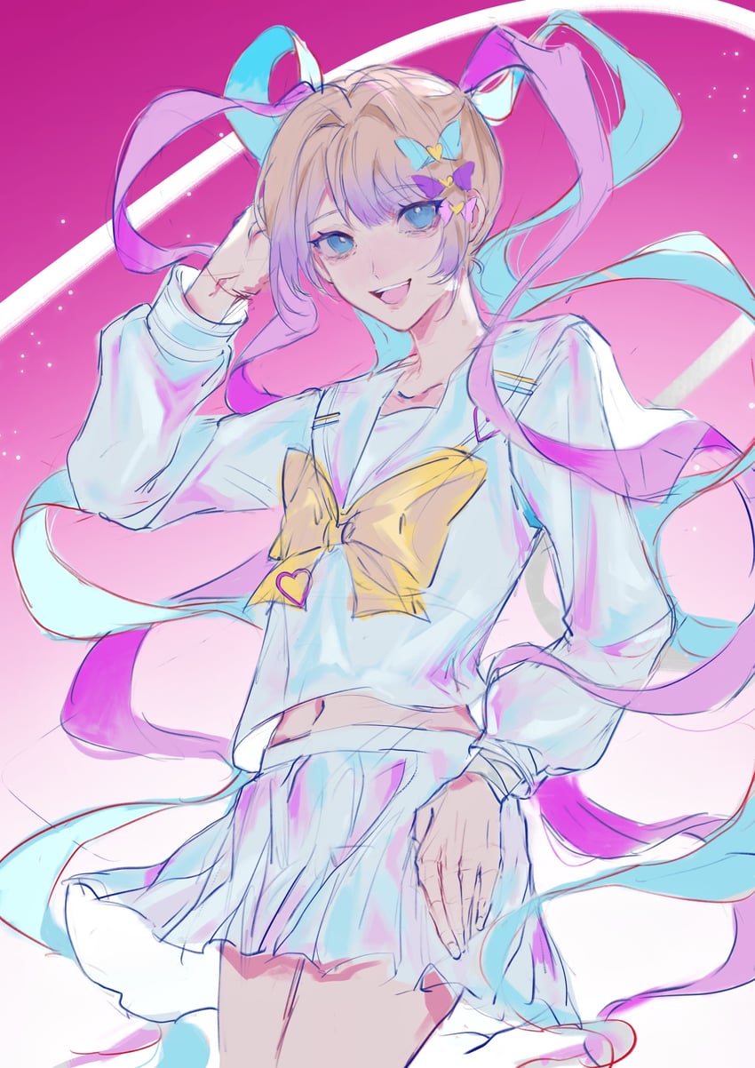 chouzetsusaikawa tenshi-chan (needy girl overdose) drawn by aoriss