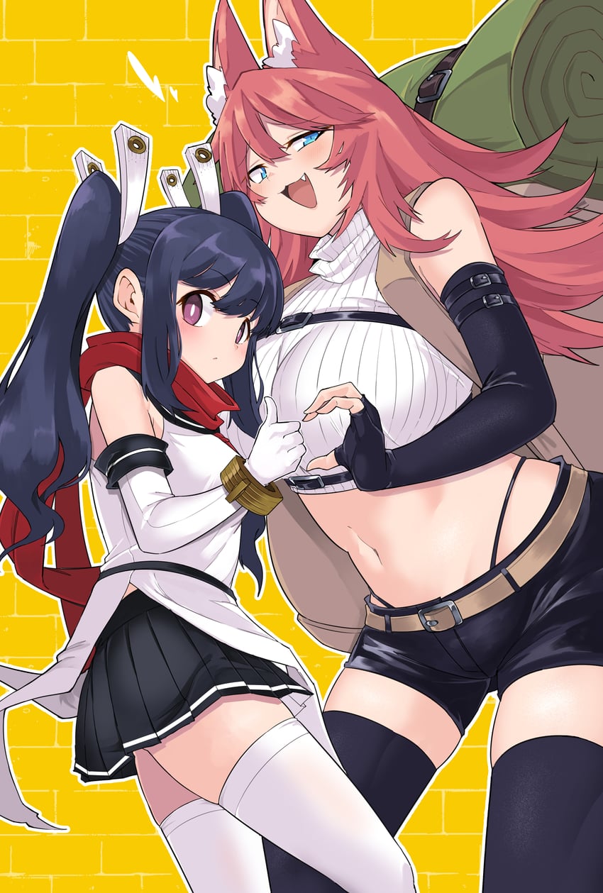 firo and rabi (shiboritoranaide onna shounin-san) drawn by shun_soku
