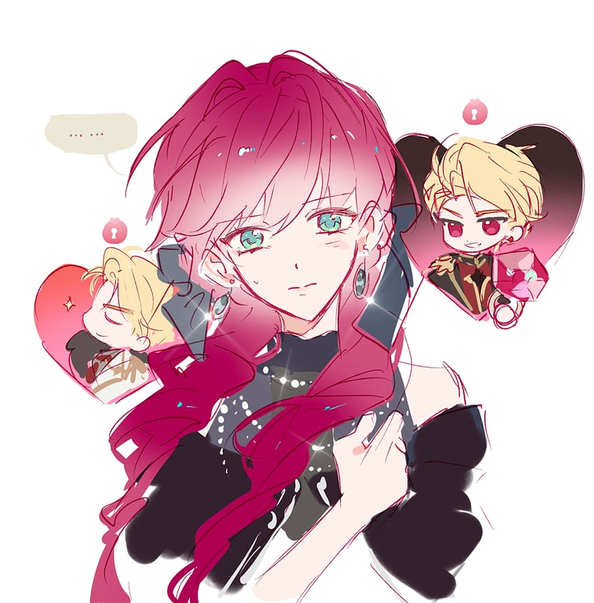 penelope eckhart and callisto regulus (villains are destined to die) drawn by humi_humi