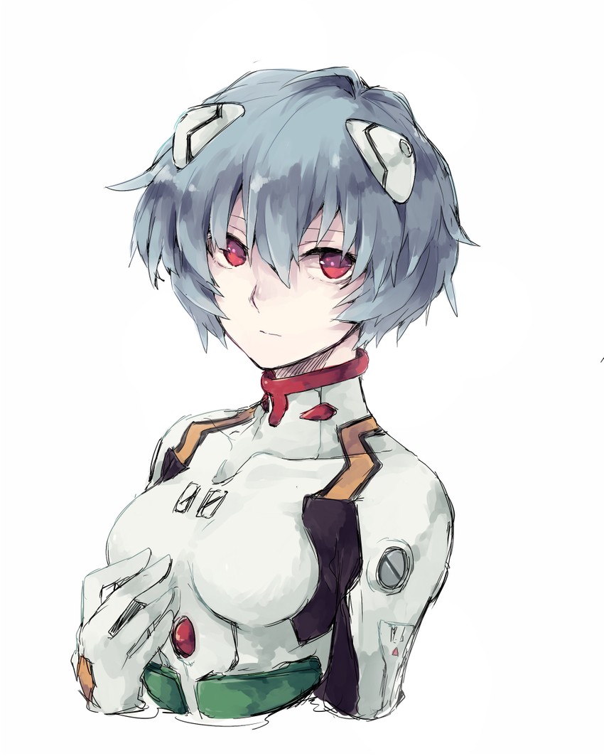 ayanami rei (neon genesis evangelion) drawn by asuna_(doruru-mon)
