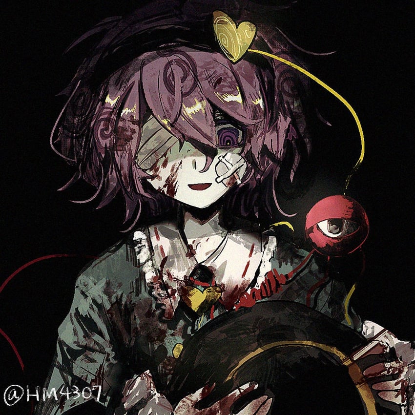 komeiji koishi and komeiji satori (touhou and 1 more) drawn by hm4307