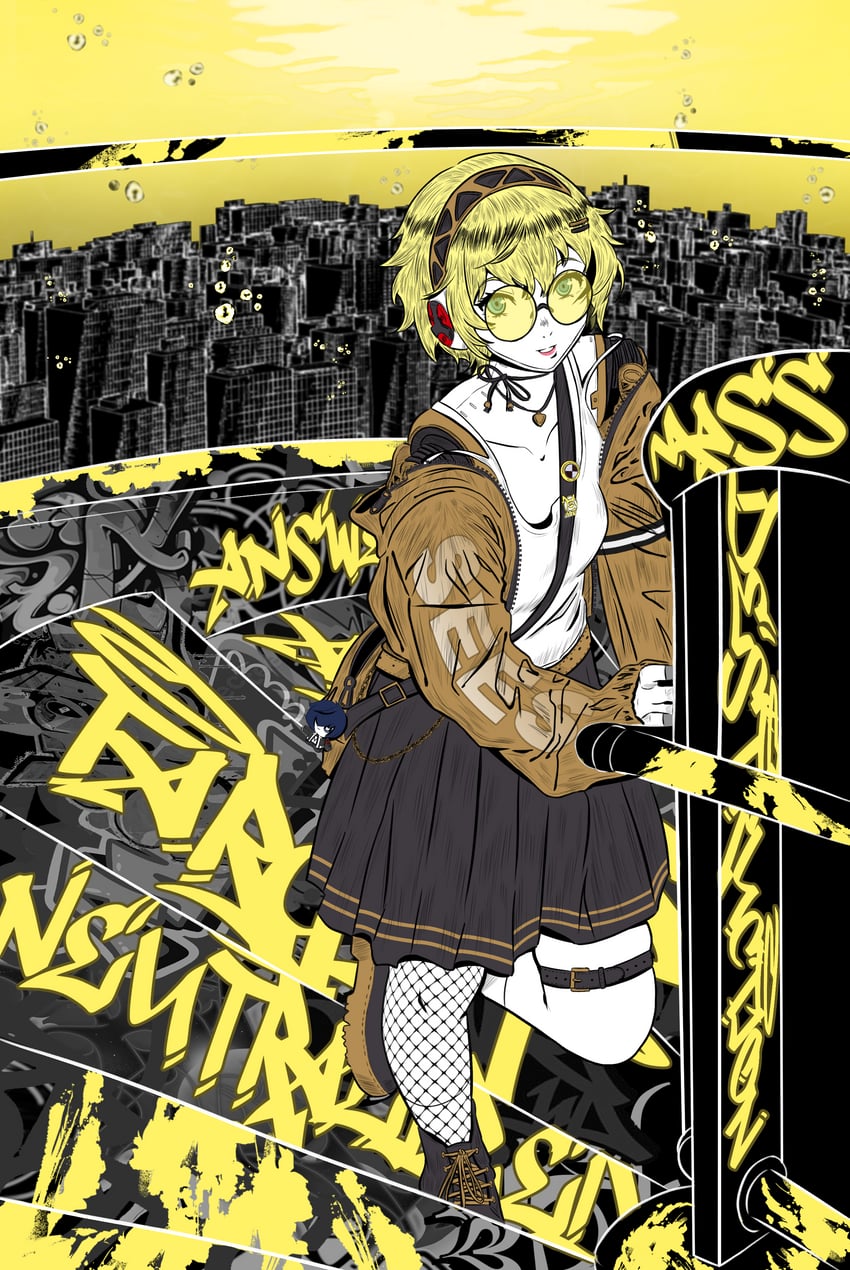aigis (persona and 1 more) drawn by may_(may_lee8)