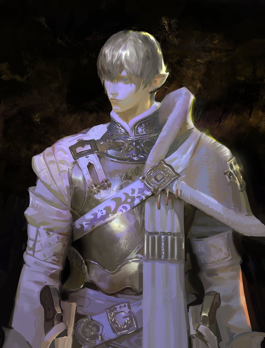 aymeric de borel (final fantasy and 1 more) drawn by yuming_li
