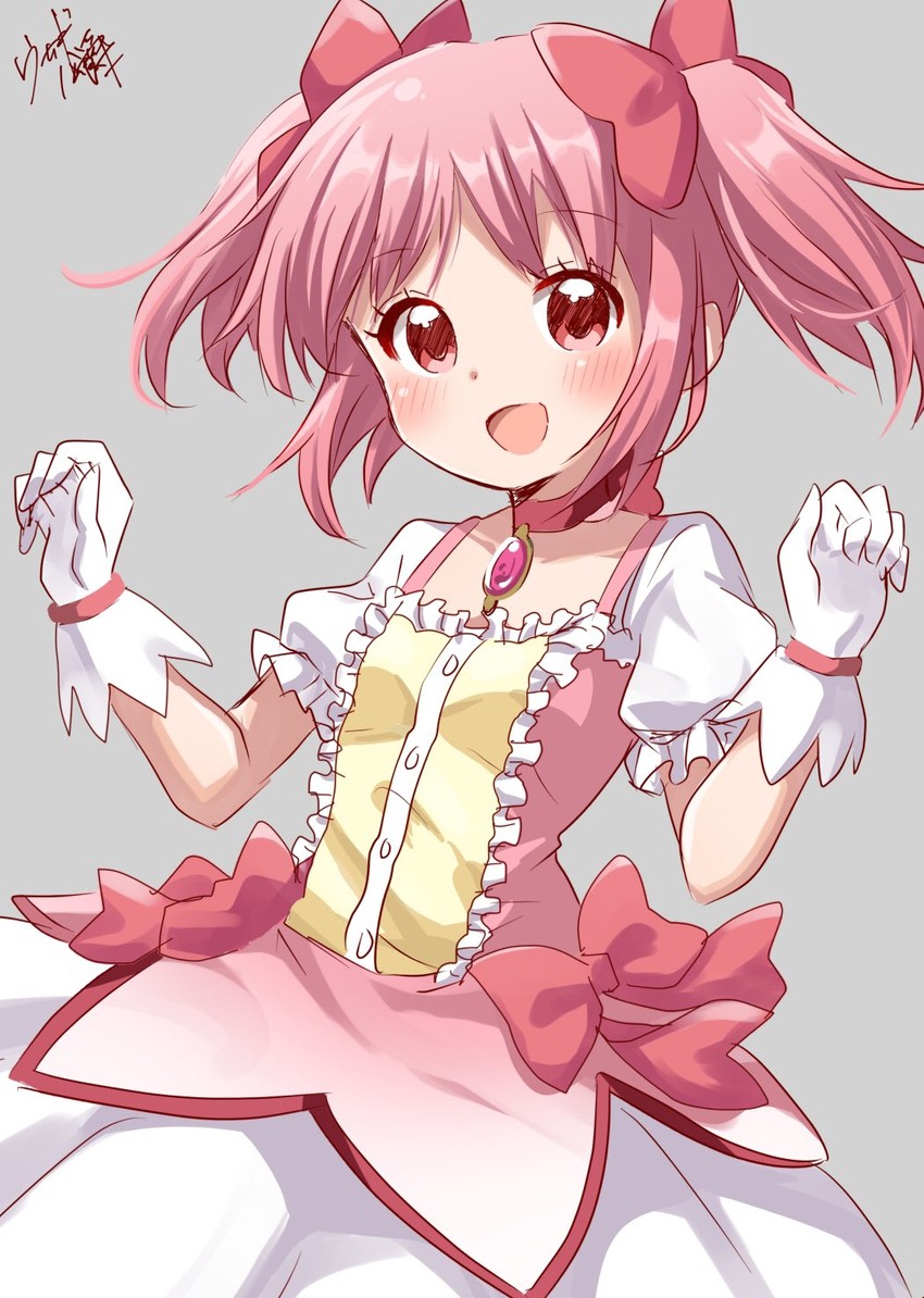 kaname madoka (mahou shoujo madoka magica) drawn by usagi_koushaku