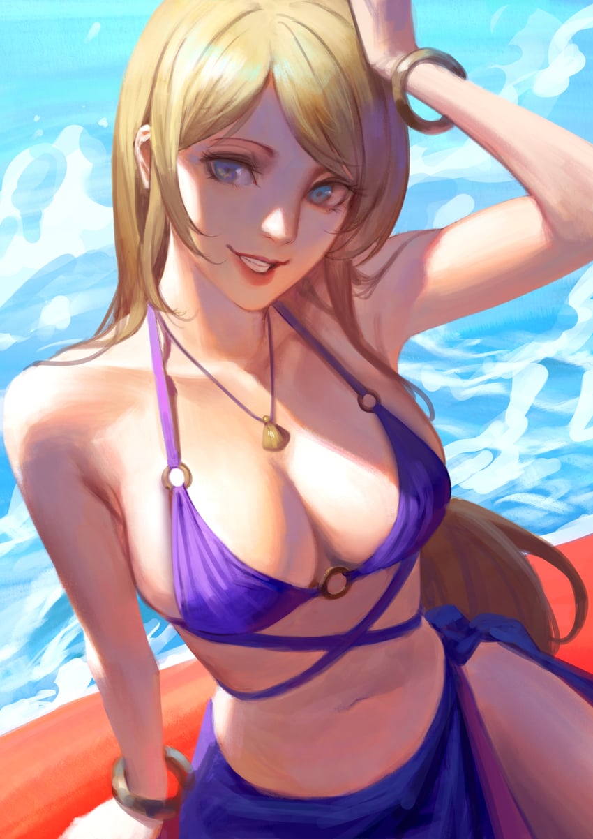 b. jenet (fatal fury and 1 more) drawn by phamoz